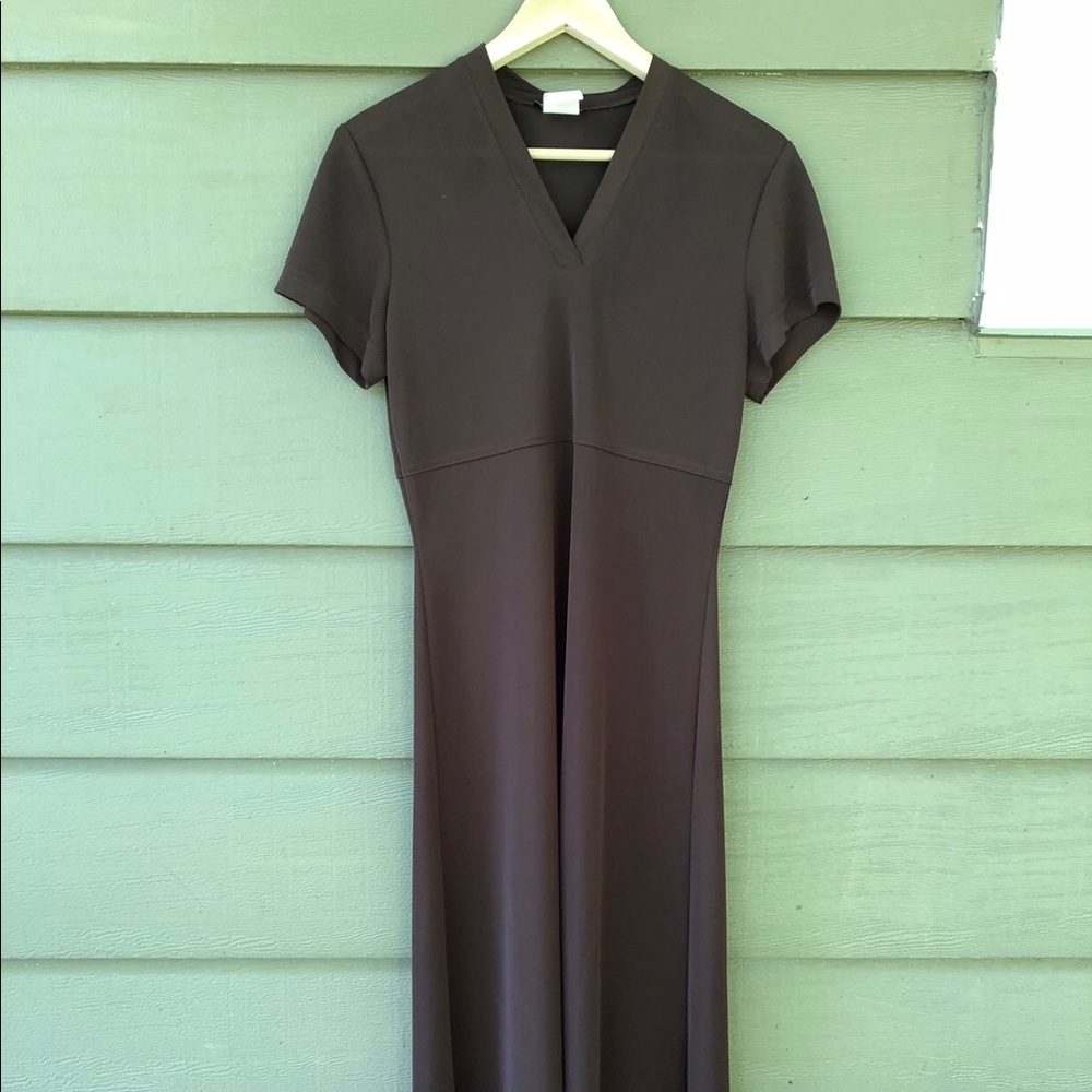 “Vintage” Anthropologie Brown long dress